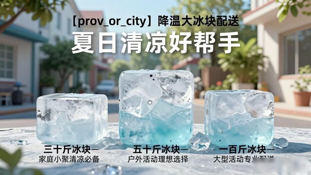 庐阳降温大冰块配送 夏日清凉好帮手